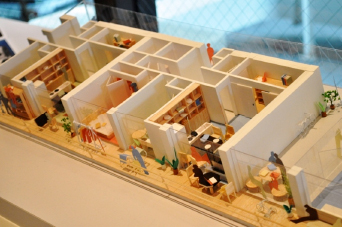 最優秀賞『組み替えられる住宅』模型